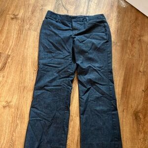 G.H. Bass & Co dark blue wide leg jeans size 12 basics minimalist western